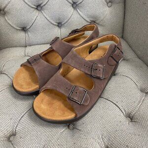 SAS Relaxed Walking Sandal in Teddy - Size 9